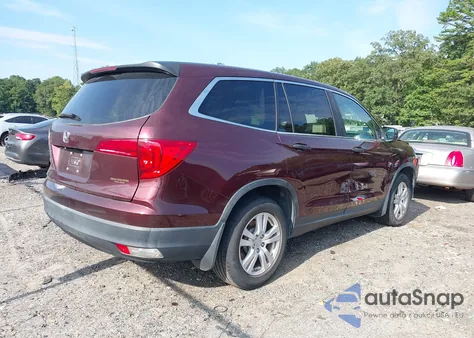 2016 Honda Pilot Lx z USA, uszkodzony, nr VIN 5FNYF5H11GB026159